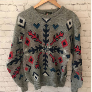 Tyrolia Vintage Snowflake Crewneck Sweater